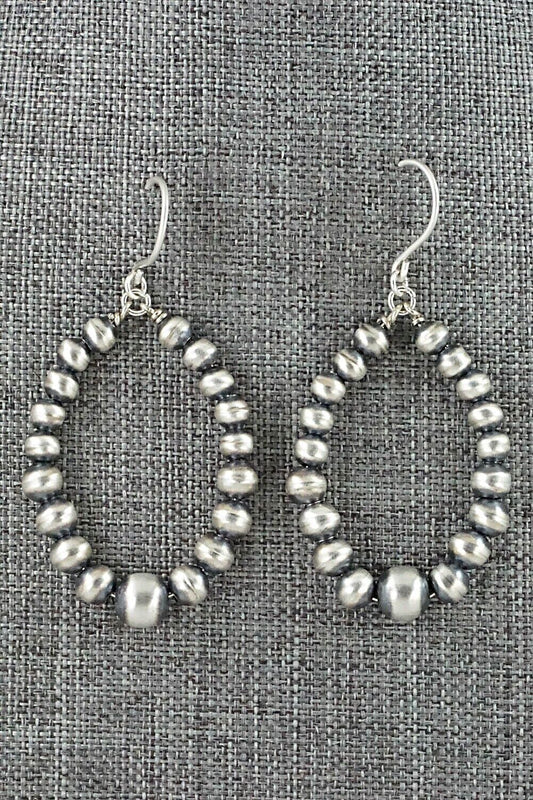 Sterling Silver Navajo Pearl Earrings - Amanda Perry
