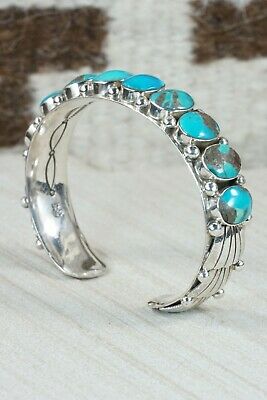 Navajo Turquoise & Sterling Silver Bracelet - Native American