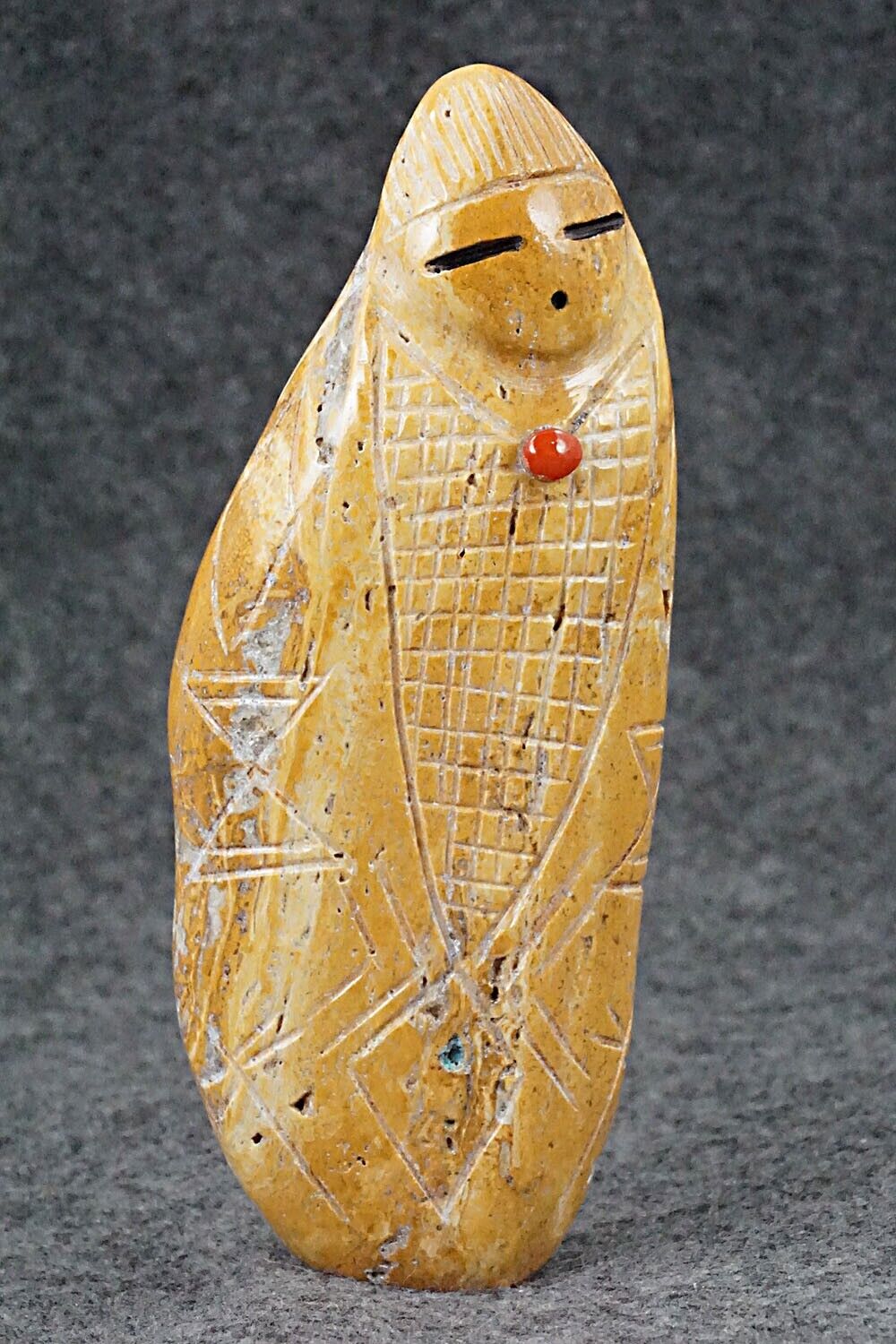 Corn Maiden Zuni Fetish Carving - Daniel Chattin