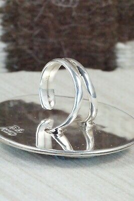Turquoise & Sterling Silver Ring - Delbert Arviso - Size 10.5