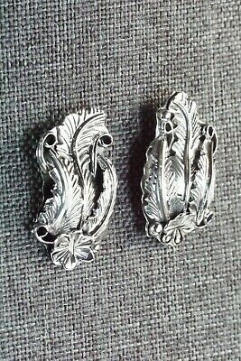 Sterling Silver Earrings - Harry B Yazzie