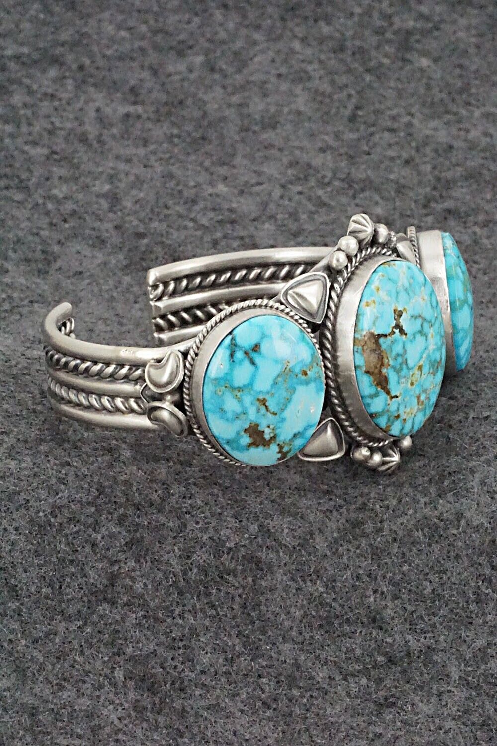 Turquoise & Sterling Silver Bracelet - Derrick Gordon