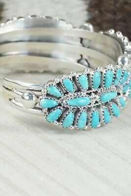 Turquoise & Sterling Silver Bracelet - Jaz Wilson