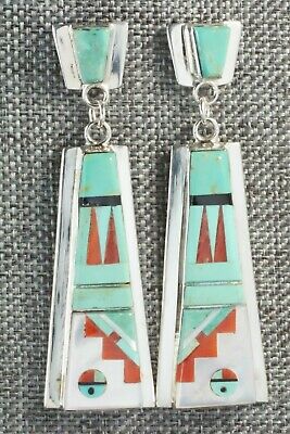 Multi Stone & Sterling Silver Earrings - Patty Edaakie