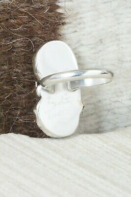Turquoise & Sterling Silver Ring - Lyolita Tsattie - Size 7.25