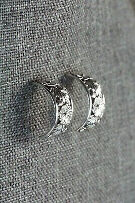 Sterling Silver Floral Earrings - Tom Dinesto