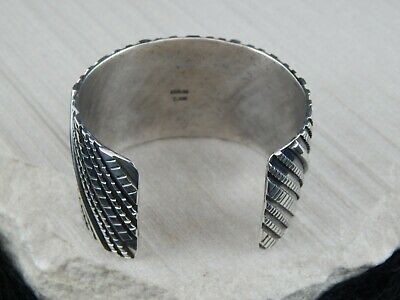 Navajo Sterling Silver Bracelet - Matilda John - High Lonesome Trading