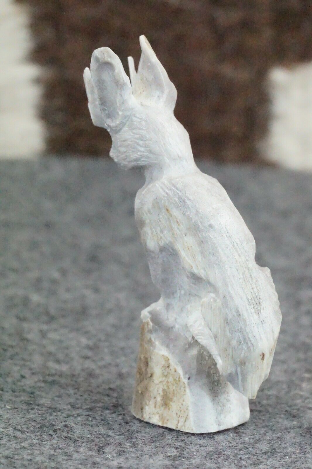 Jackalope Zuni Fetish Carving - Chris Peina - High Lonesome Trading