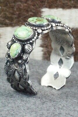 Turquoise & Sterling Silver Bracelet - Shawn Cayatineto