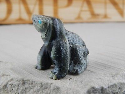 Frog Zuni Fetish Carving - Herbert Him - High Lonesome Trading