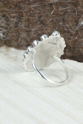 Turquoise & Sterling Silver Ring - Mary Chavez - Size 7.25