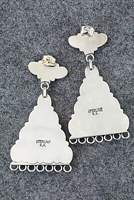 Spiny Oyster & Sterling Silver Earrings - Renelle Perry