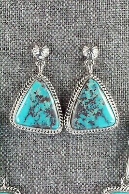 Turquoise & Sterling Silver Necklace - Raymond Delgarito - High Lonesome Trading