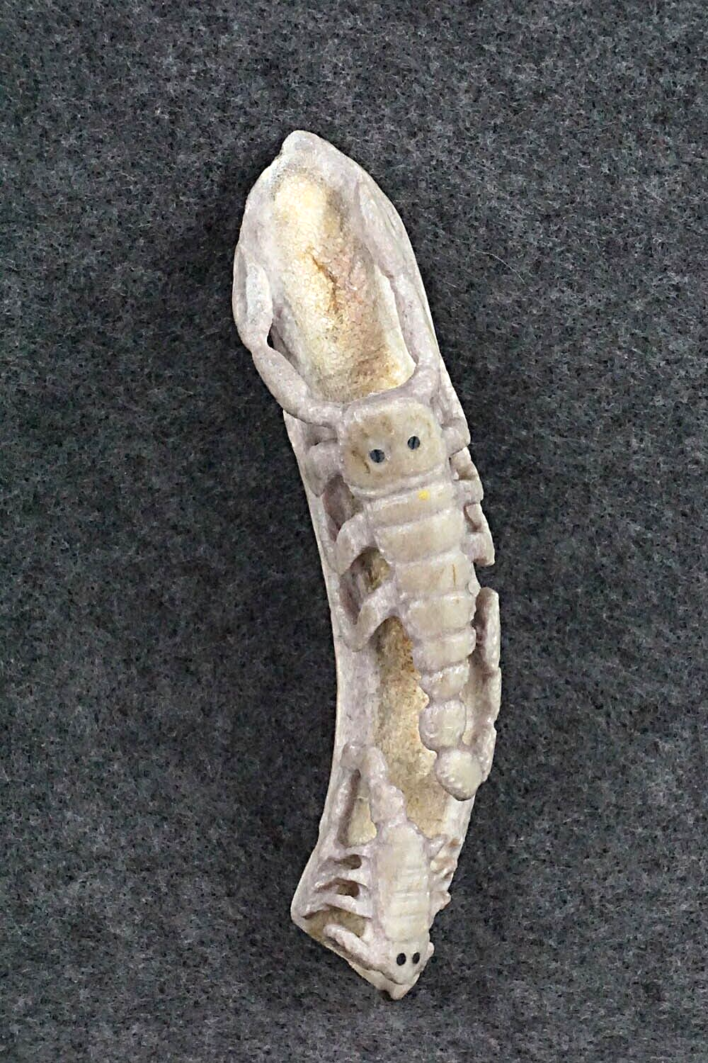 Scorpion Zuni Fetish Carving - Maxx Laate