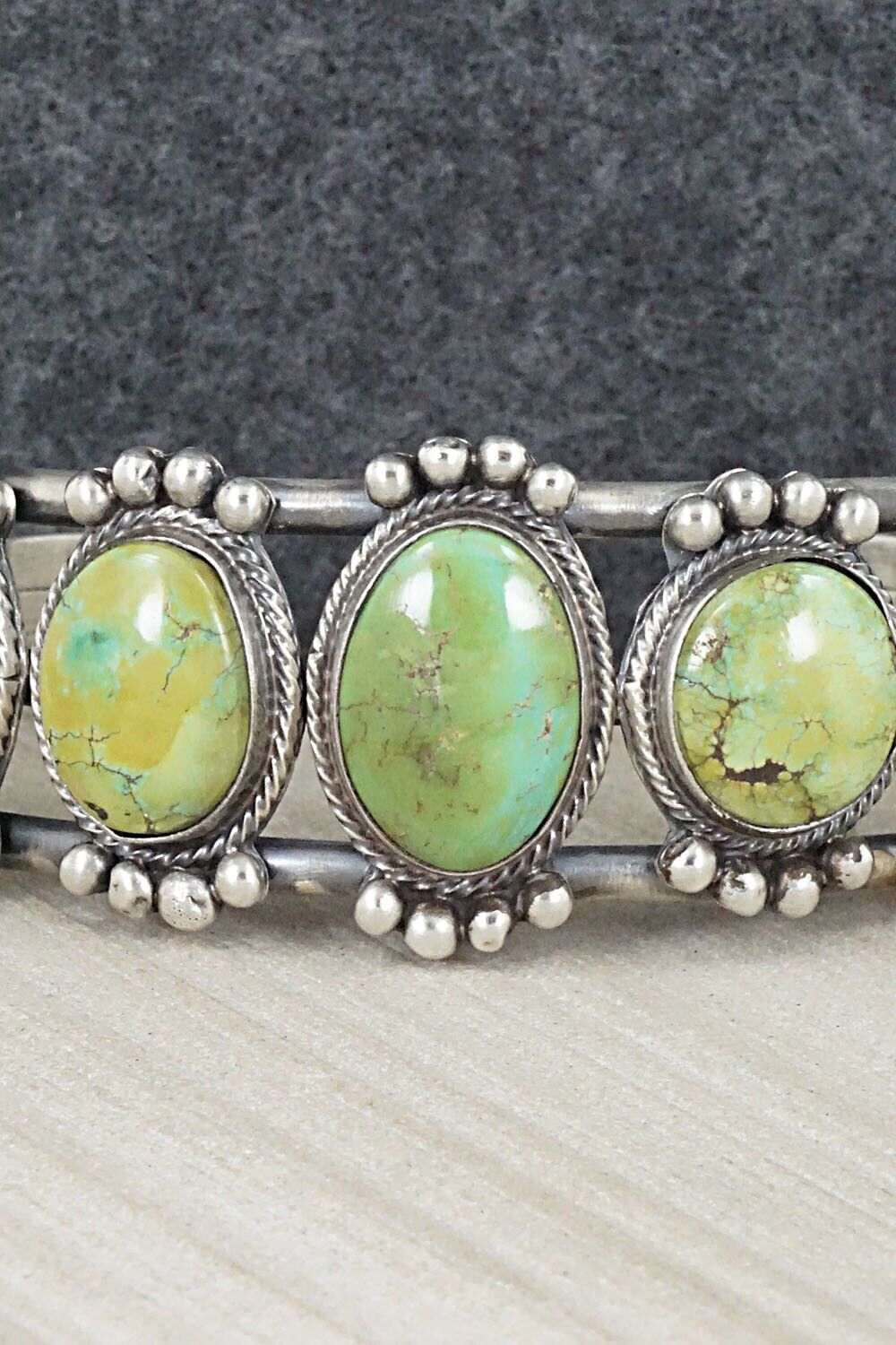 Turquoise & Sterling Silver Bracelet - Thomas Yazzie