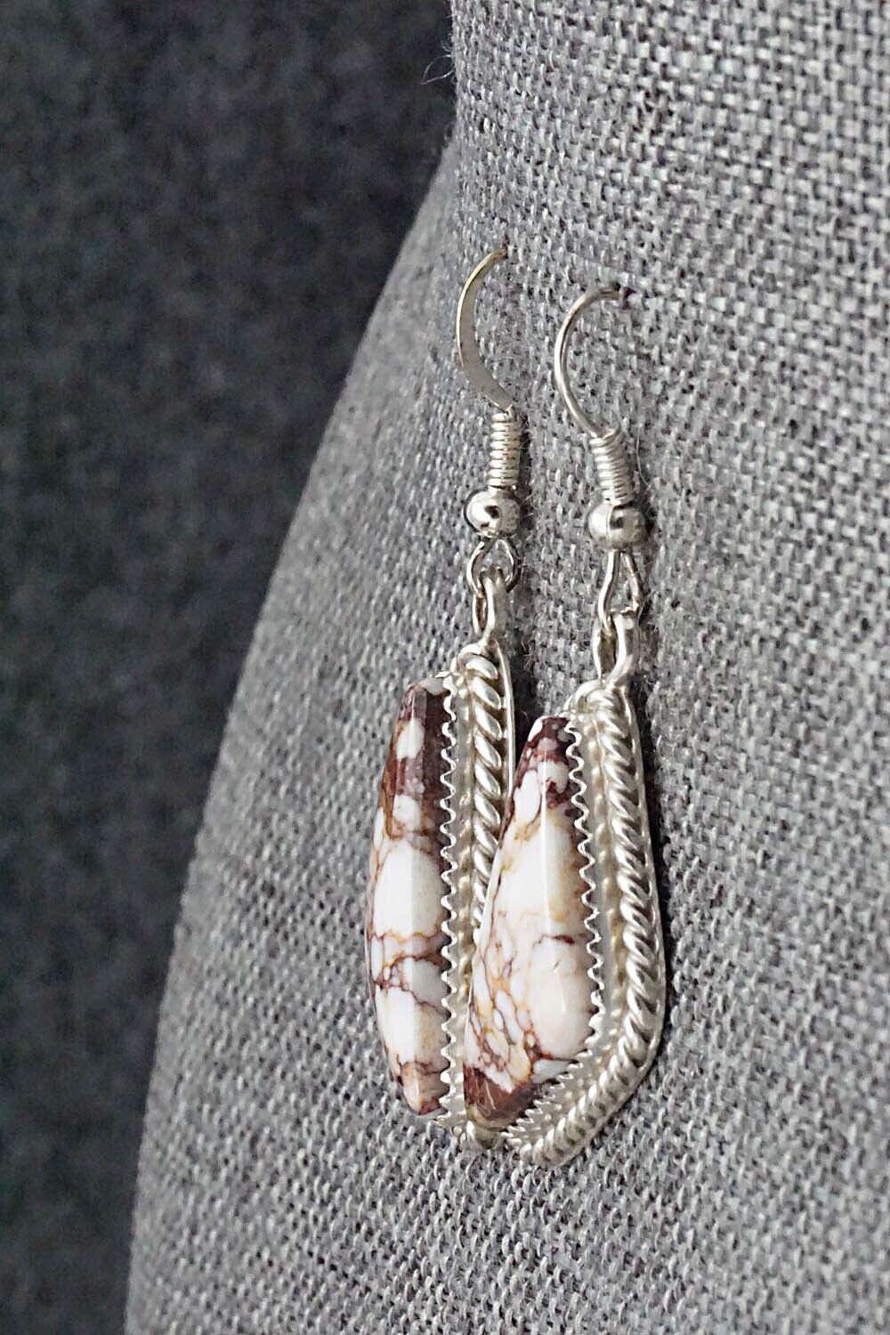 Wild Horse & Sterling Silver Earrings - Sheena Jack
