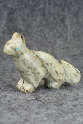Wolf Zuni Fetish Carving - Brian Yunie