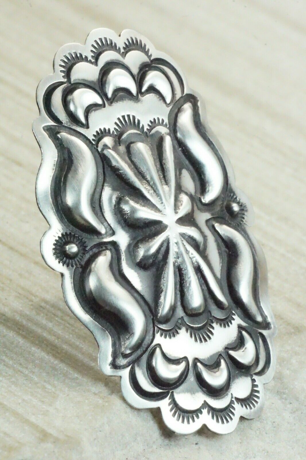 Sterling Silver Ring - Leander Tahe - Size 7.5