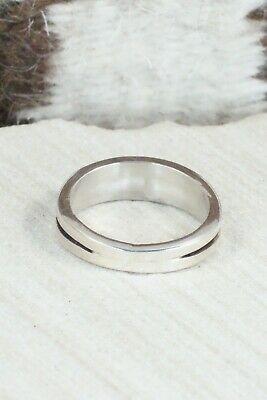 Turquoise & Sterling Silver Ring - Wilbert Muskett - Size 11 - High Lonesome Trading