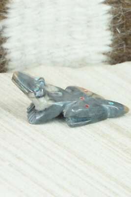 Frog Zuni Fetish Carving - Todd Lowsayatee