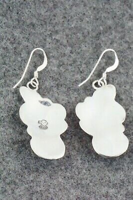 Turquoise & Sterling Silver Bear Earrings - Ross Antonio