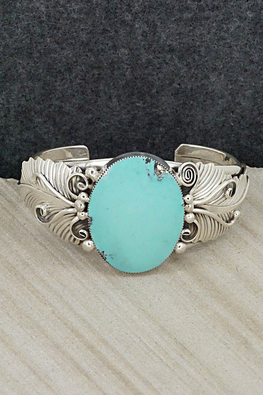 Turquoise & Sterling Silver Bracelet - Gilbert Smith