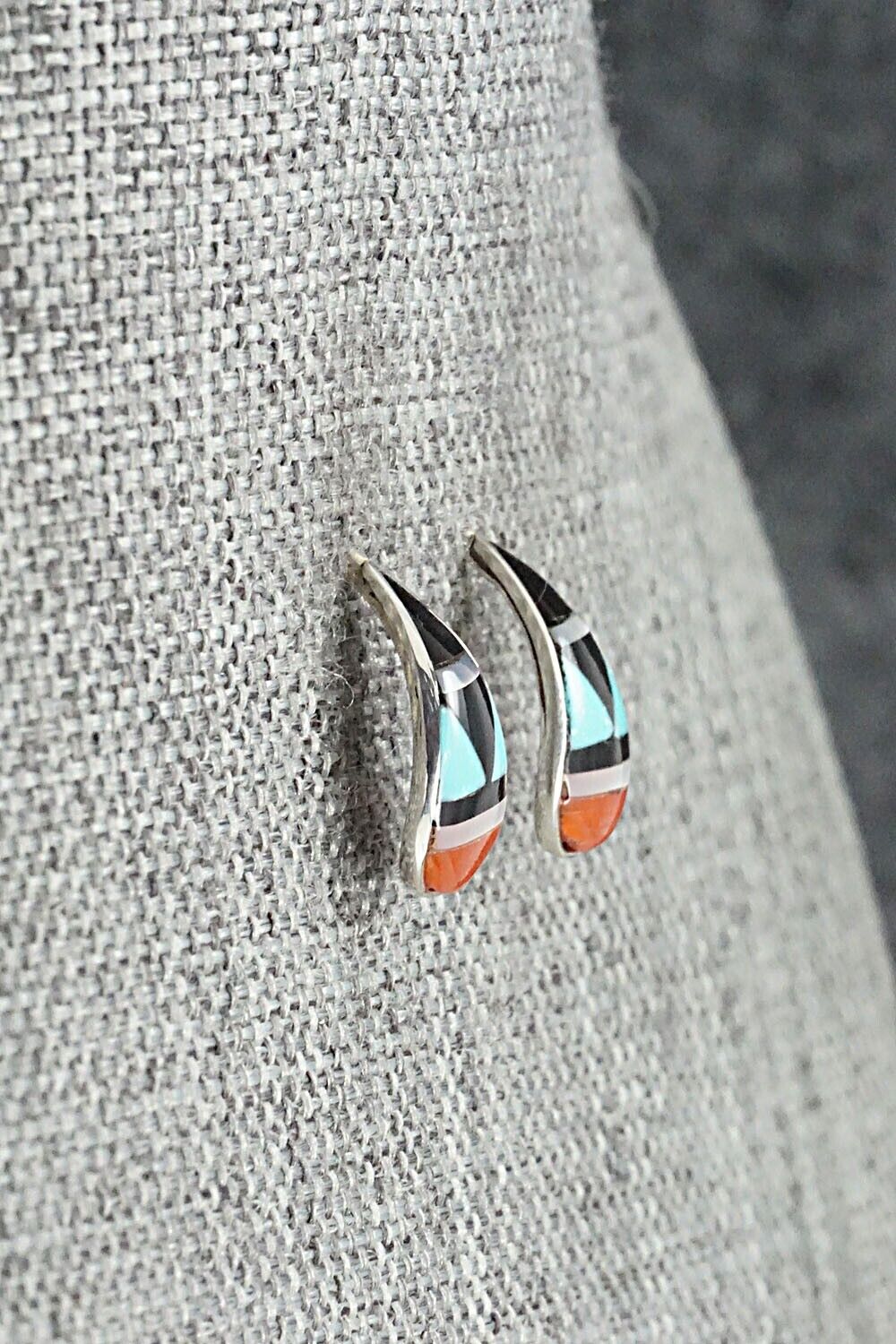 Multi Stone & Sterling Silver Earrings - Bernadette Boone