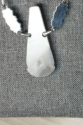 Spiny Oyster & Sterling Silver Necklace and Earrings Set -Annie Spencer - Navajo