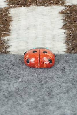 Lady Bug Zuni Fetish Carving - Reynold Lunasee