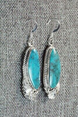 Turquoise and Sterling Silver Earrings - Sadie Jim