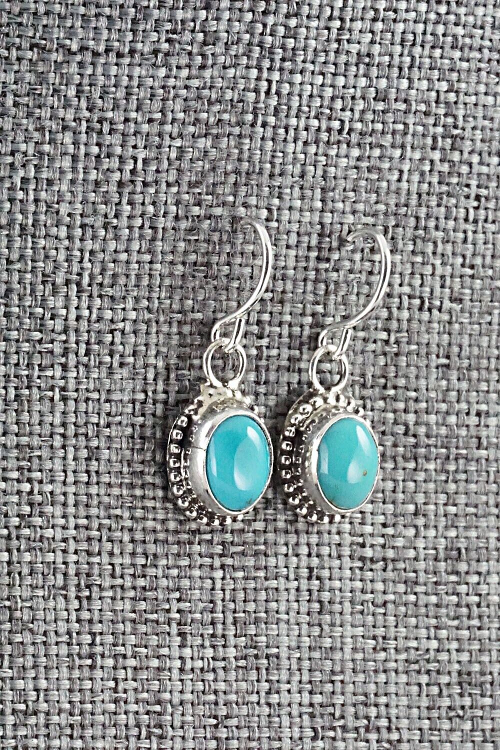 Turquoise & Sterling Silver Earrings - Jan Mariano