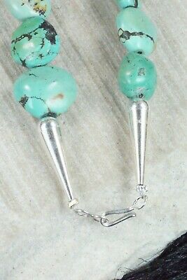 Turquoise & Sterling Silver Necklace - Navajo