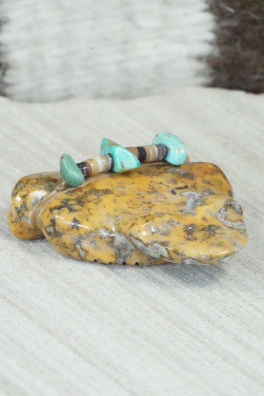 Frog Zuni Fetish Carving - Daisy Natewa - High Lonesome Trading