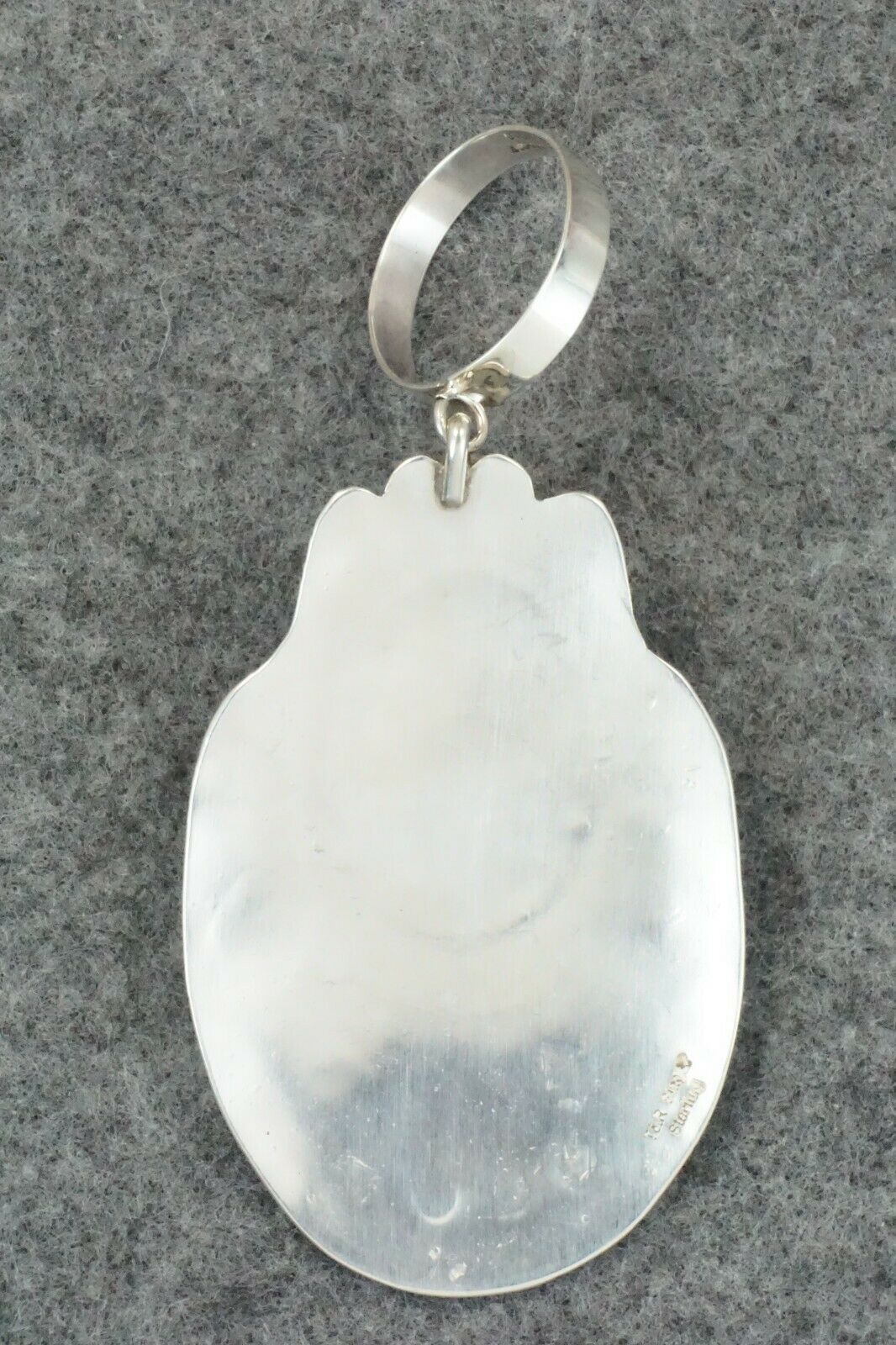 Onyx & Sterling Silver Pendant - Rosita Singer