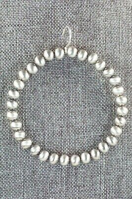 Sterling Silver Navajo Pearl Earrings - Jan Mariano