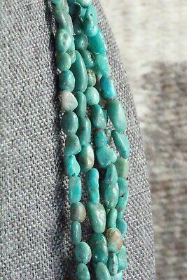 Turquoise & Sterling Silver Necklace - Navajo - High Lonesome Trading