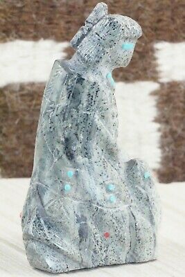 Corn Maiden Zuni Fetish Carving - Derrick Kaamasee
