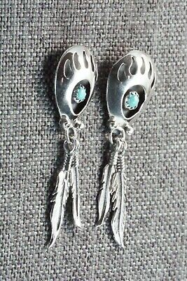 Turquoise & Sterling Silver Earrings - Annie Spencer