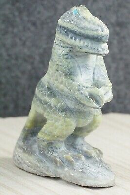 T-Rex Zuni Fetish Carving - Derrick Kaamasee