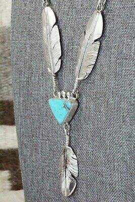 Turquoise & Sterling Silver Necklace - Ben Begay