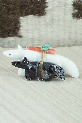 Wolf Zuni Fetish Carving - Daisy Natewa