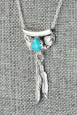 Turquoise & Sterling Silver Necklace - Sharon McCarthy