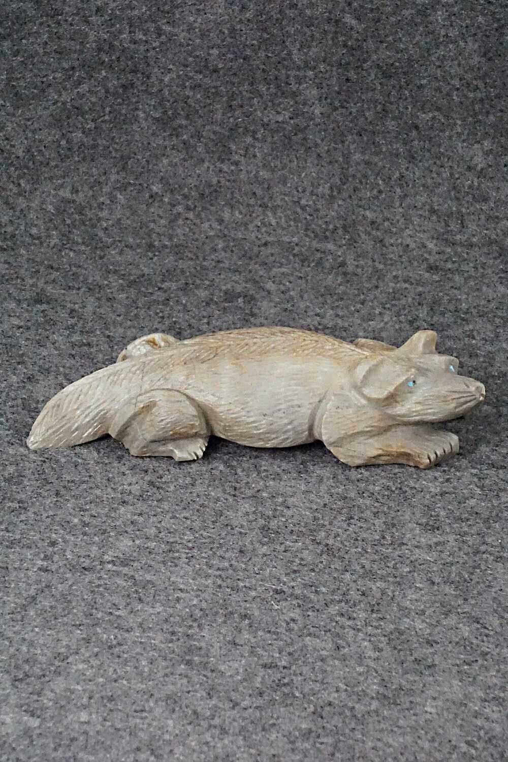Badger Zuni Fetish Carving - Tony Mackel
