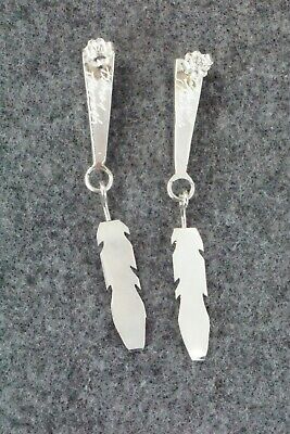 Turquoise & Sterling Silver Earrings - Terrence Panteah