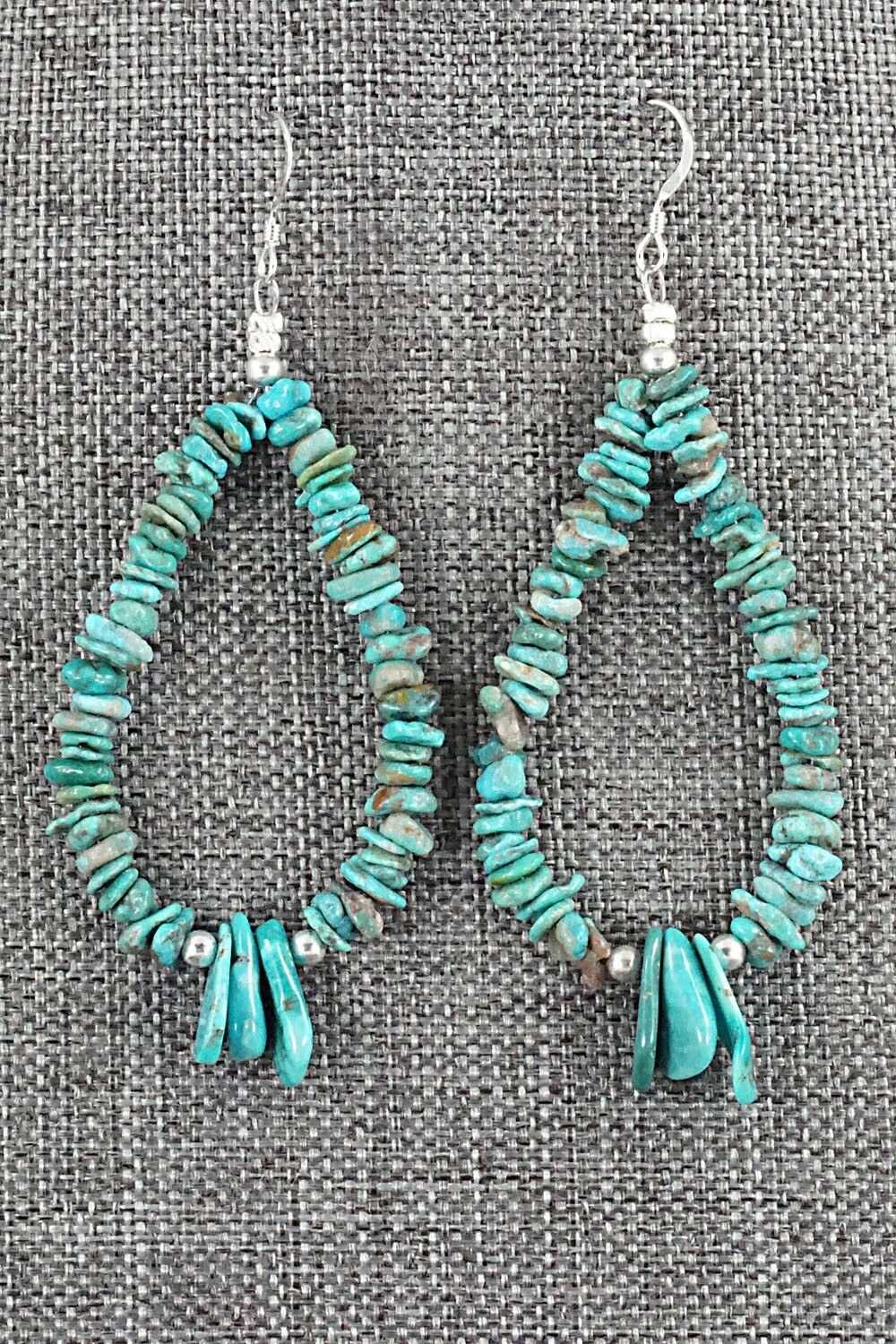 Turquoise & Sterling Silver Earrings - Tammy Nolcot