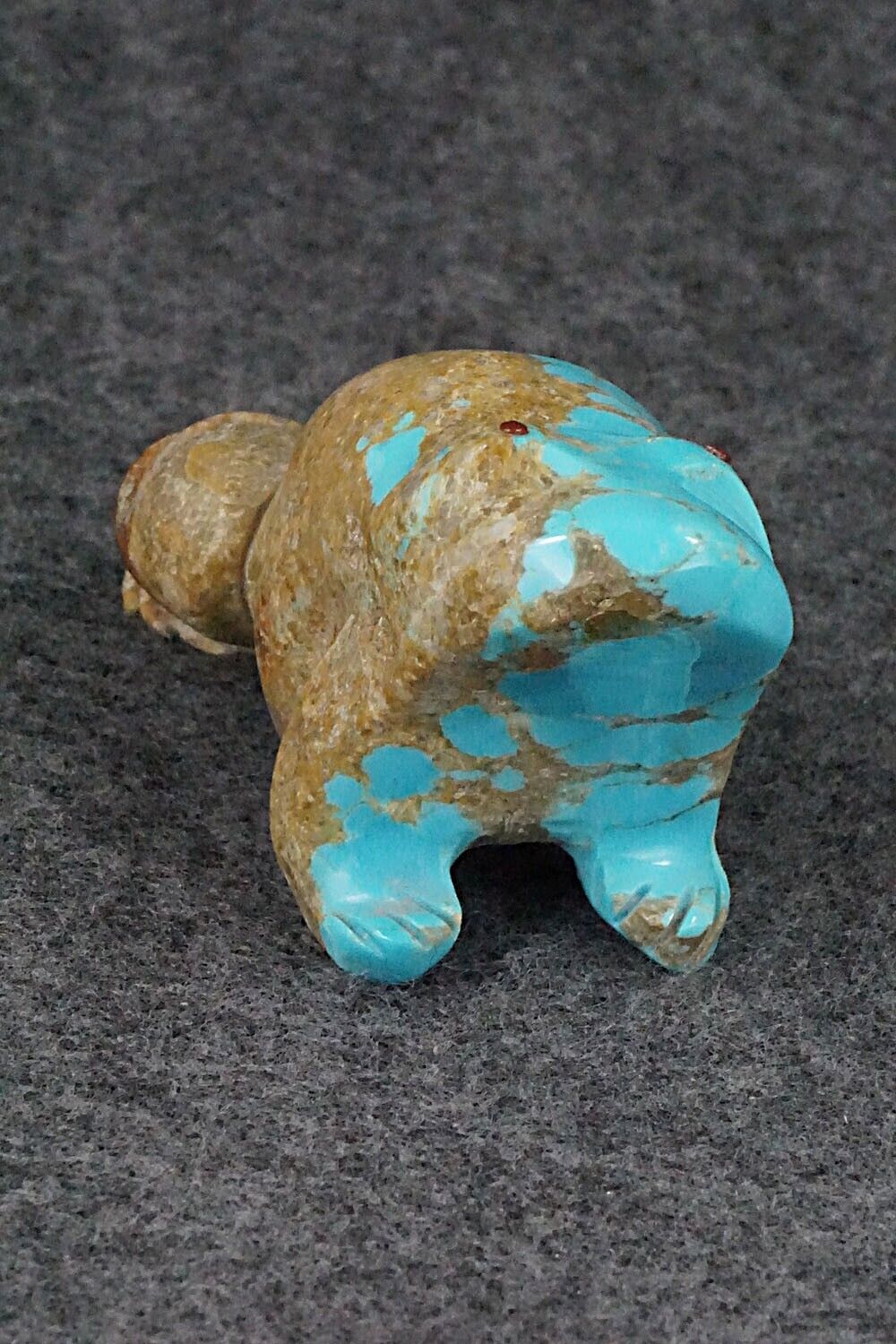 Frog Zuni Fetish Carving - Amos Pino