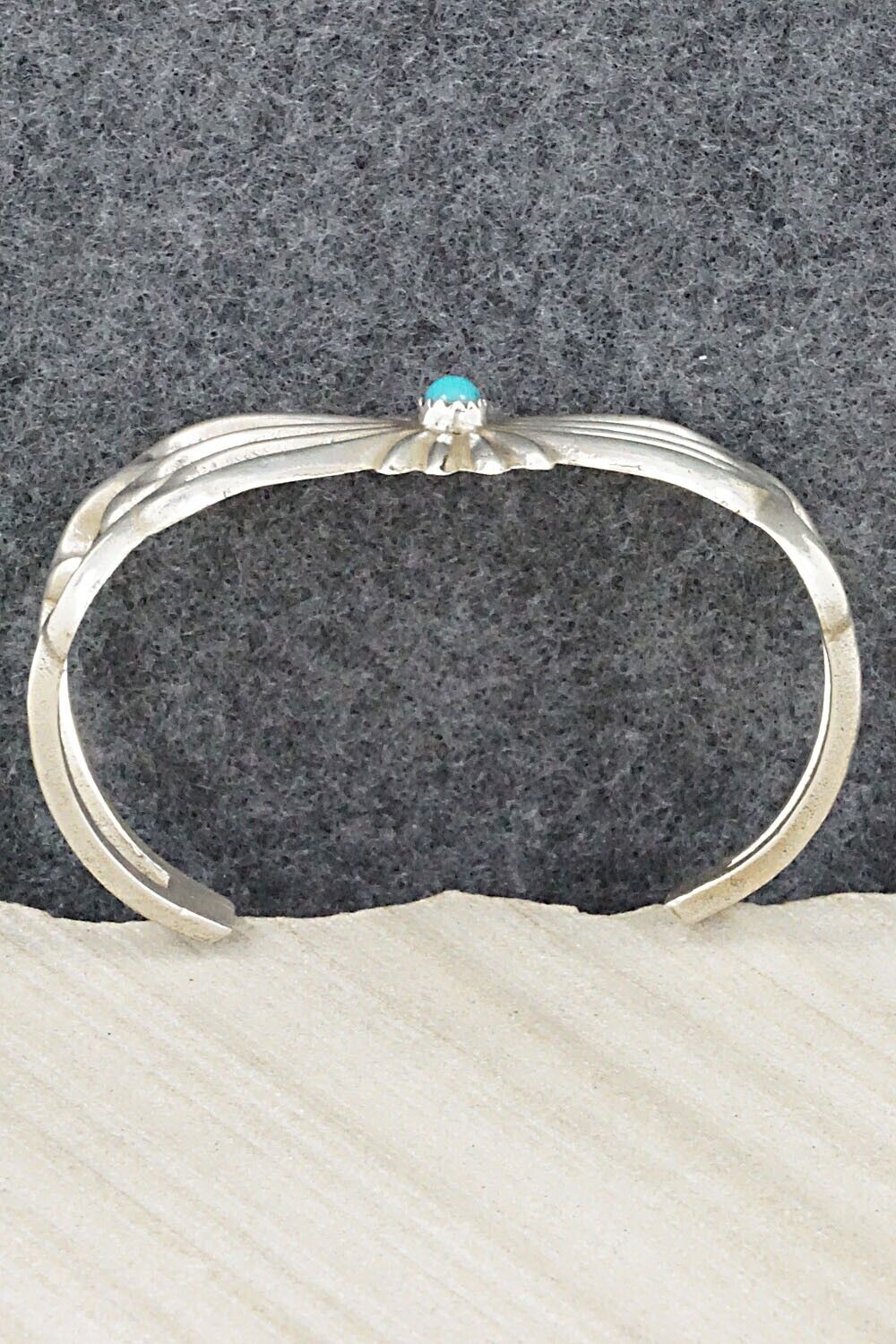 Turquoise & Sterling Silver Bracelet - Sheridan Bitsy
