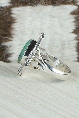 Turquoise & Sterling Silver Ring - Irvin Tsosie - Size 9.25