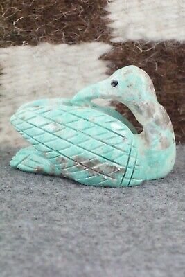 Swan Zuni Fetish Carving - Cody Cheama