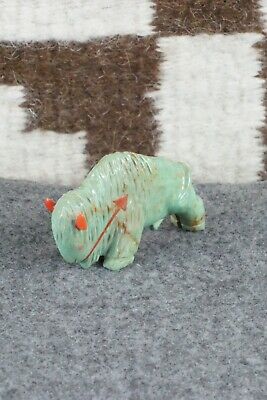 Buffalo Zuni Fetish Carving - Andres Quandelacy